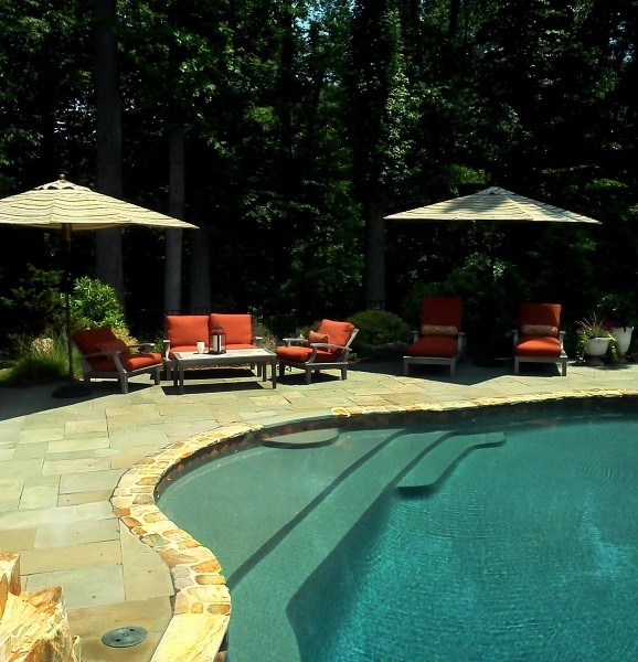 6 Stenger - EspL Swimming Pool Seating Area Newtown Square